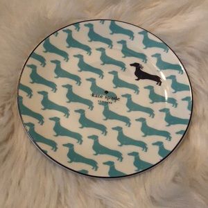 Lenox Kate Spade Dachshund plate